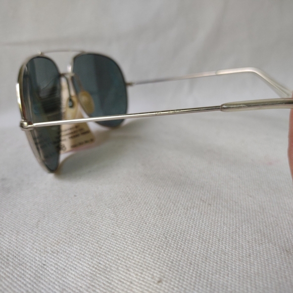 Retro Bonneau USA Silver Frame Aviator Sunglasses NWT EUC! L👀K! - Picture 13 of 15